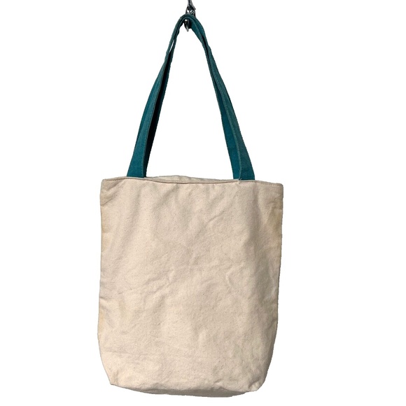 Tote Bag Painted Cotton Isaac Bignell Wood Duck Blue Red Shoulder Bag - Picture 4 of 8
